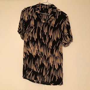 All Saints Button Up Shirt Top